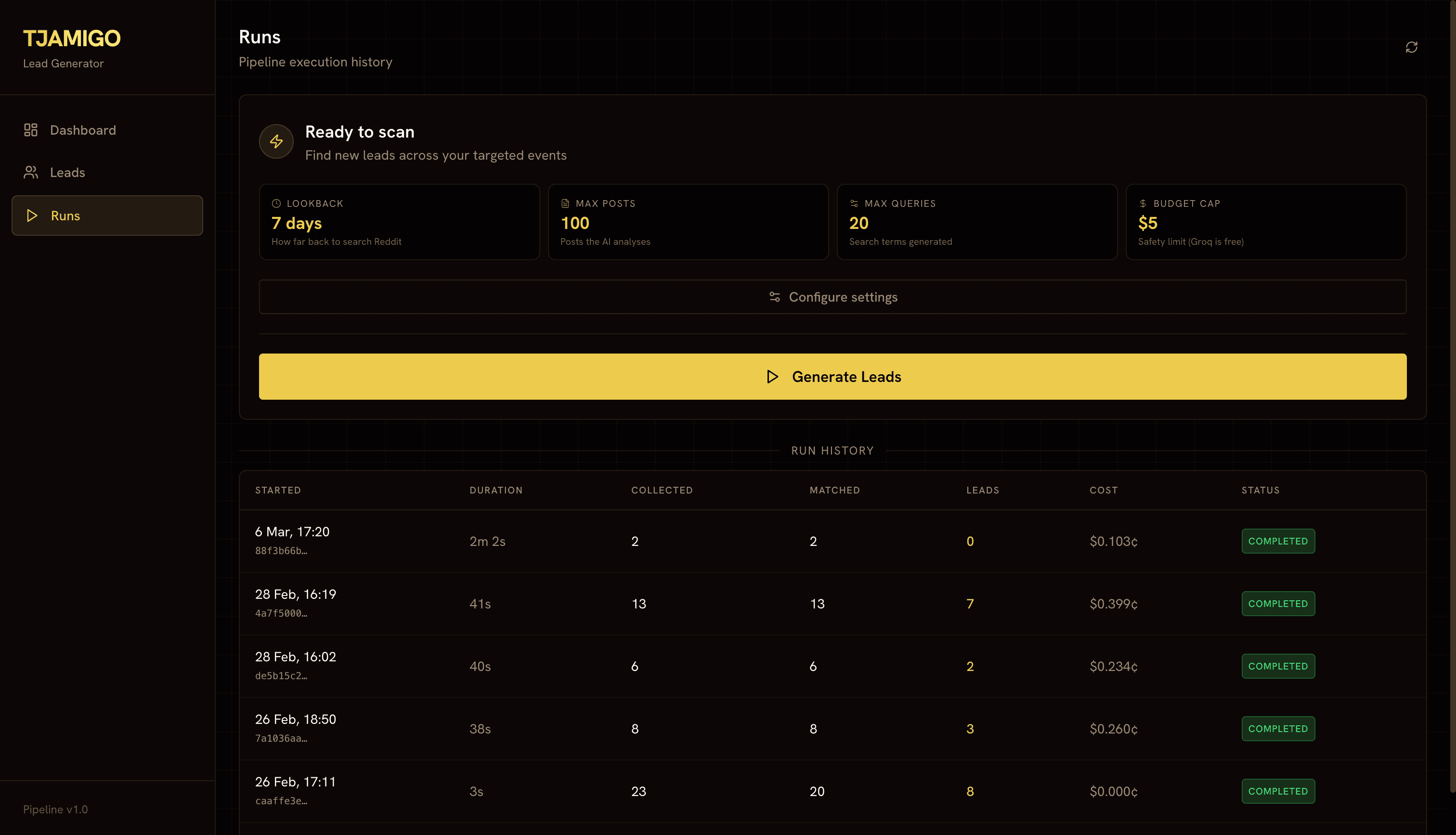 AI Marketing Assistant for Tjamigo screenshot 4